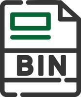 BIN Creative Icon Design vector