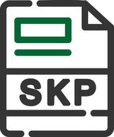 SKP Creative Icon Design vector