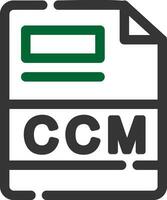 CCM Creative Icon Design vector