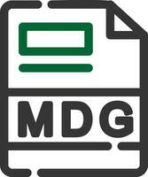 MDG Creative Icon Design vector