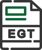 EGT Creative Icon Design vector