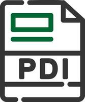 PDI Creative Icon Design vector