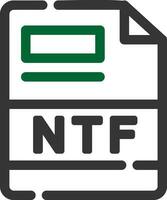 NTF Creative Icon Design vector