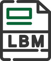 LBM Creative Icon Design vector