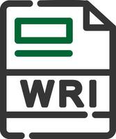 WRI Creative Icon Design vector