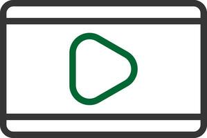 Video Play Creative Icon Design vector