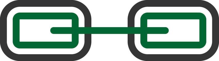 Link Creative Icon Design vector