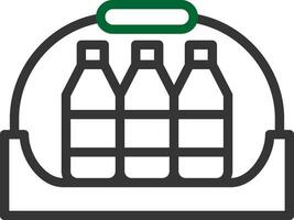 Bottle shelf Creative Icon Design vector