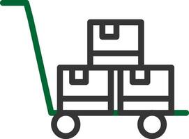 Trolley Creative Icon Design vector