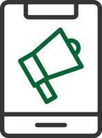 Online Ad Creative Icon Design vector