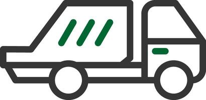 Garbage truck Creative Icon Design vector