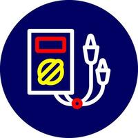 Electric Tester Creative Icon Design vector