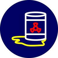 Toxic Waste Creative Icon Design vector