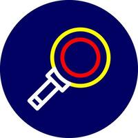 Magnifying Creative Icon Design vector