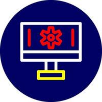 Setting Creative Icon Design vector