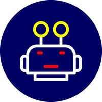 Robot Face Creative Icon Design vector