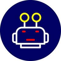 Robot Face Creative Icon Design vector