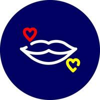 Lips Creative Icon Design vector