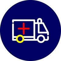 Ambulance Creative Icon Design vector