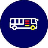 Bus Creative Icon Design vector