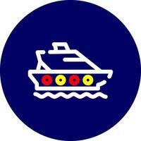 Ship Creative Icon Design vector