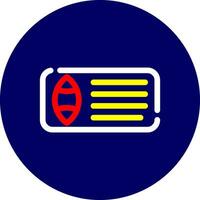 Ticket Creative Icon Design vector