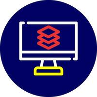 Layers Creative Icon Design vector