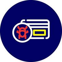 Bug Creative Icon Design vector