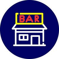 Bar Creative Icon Design vector