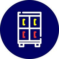 Office Locker Creative Icon Design vector