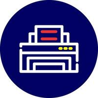 Printer Creative Icon Design vector