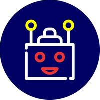 Chatbot Creative Icon Design vector
