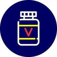 Vitamin Creative Icon Design vector