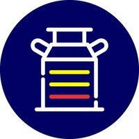 Milk Tank Creative Icon Design vector