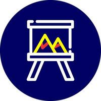 Canvas Creative Icon Design vector