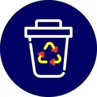 Garbage Creative Icon Design vector