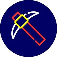 Pickaxe Creative Icon Design vector