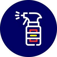 Spray Bottle Creative Icon Design vector