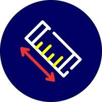 Ruler Creative Icon Design vector