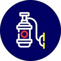 Oxygen Tank Creative Icon Design vector