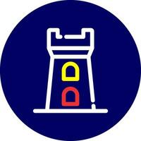 Tower Creative Icon Design vector