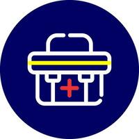 First Aid Kit Creative Icon Design vector