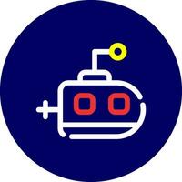 Submarine Creative Icon Design vector