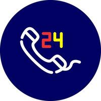 Emergency call Creative Icon Design vector