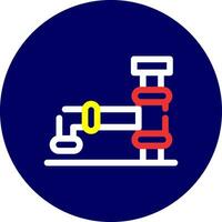 Pipeline Creative Icon Design vector