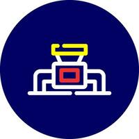 Crusher Creative Icon Design vector