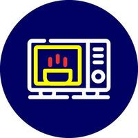 Microwave Creative Icon Design vector