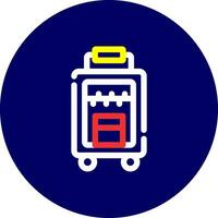 Luggage Creative Icon Design vector