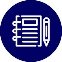 Notebook Creative Icon Design vector