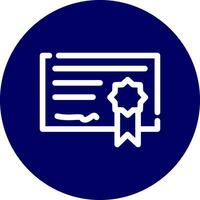 Diploma Creative Icon Design vector